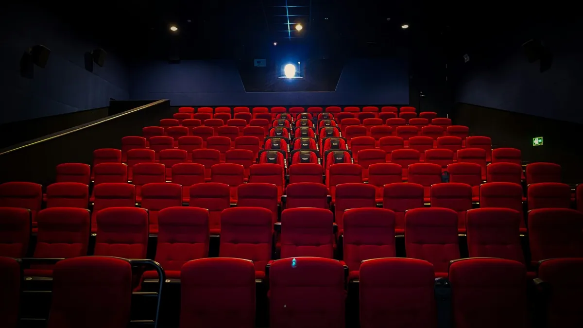 A cinema-inspired setting for movie night